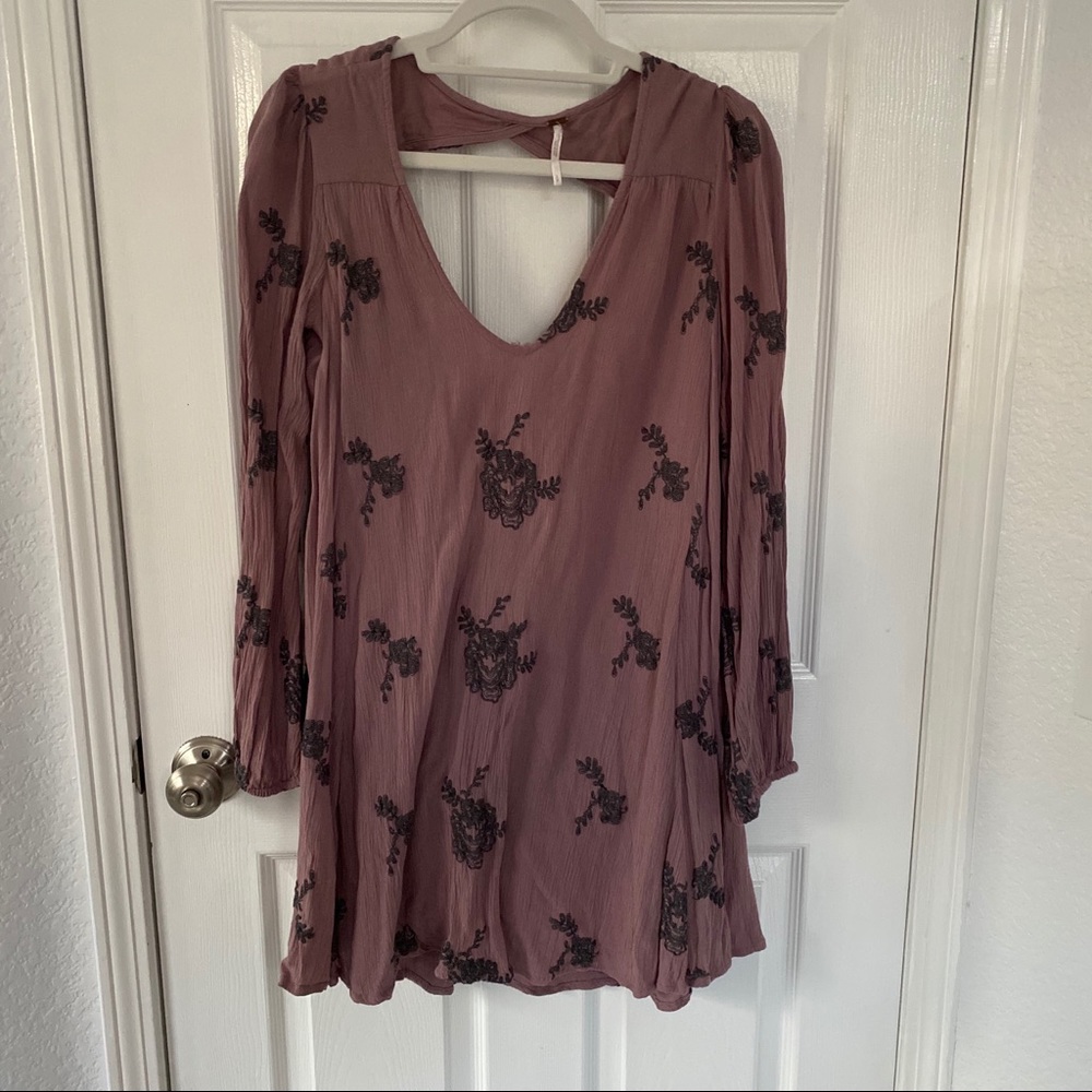 Free People Emma Embroidered Dress